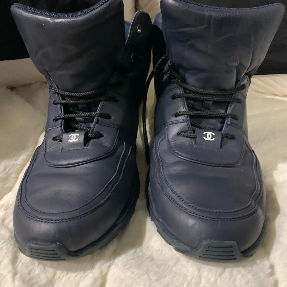 Chanel 2tone high tops - Picture 2 of 12